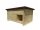  Ein Holzhaus für Igel, ein Bett, ein Nistkasten
