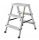 Drabest Leiter 2,62 m Aluminium bis 125 kg
