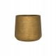  Töpfertöpfe, 23 cm x 23 x 19 cm, Durchmesser 23 cm, Keramiktöne in Gelb und Gold