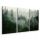 Bilder an der Wand Triptychon-Wandbild WALD IM NEBEL 3D-Dekor 120x80