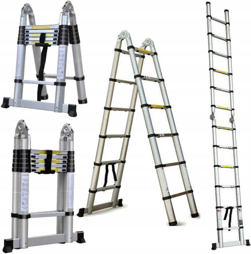 DayPlus Leiter 3,8 m Aluminium 12 bis 150 kg