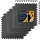 Neo-Sport Trainingsmatte 60 cm x 60 cm schwarz