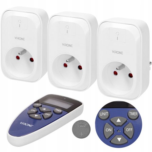 Executive-Elemente – Smart Home VIRONE-Steckdose. STECKDOSE. DRAHTLOS-STECKDOSE MIT FERNBEDIENUNG
