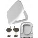 Estiva PRO Toilettensitz, weißer Duroplast