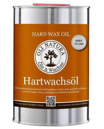 Oli-Natura Hartöl für Arbeitsplatten, farblos, 2,5 l