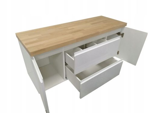 MN-Color Waschbeckenschrank 39x120x51 cm Eiche