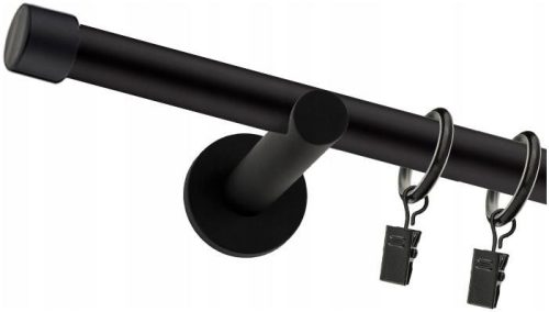 Fertige Gardinenstangen Einzelne Gardinenstange 19 mm 100 cm