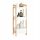 Badezimmerregale SoBuy FRG226-WN Badezimmerregal 74x28x20 cm braun und weiß