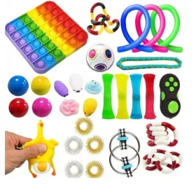  GROSSES SET FIDGET POP IT ANTI-STRESS-SPIELZEUG