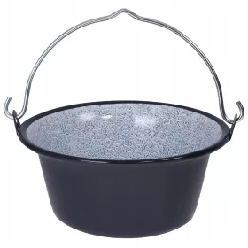  MFH Ungarischer Feldkessel 4L für Lagerfeuer 26,5cm