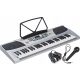  Tastatur zum Erlernen von 54 Tasten Mtunes MT-07 Silber