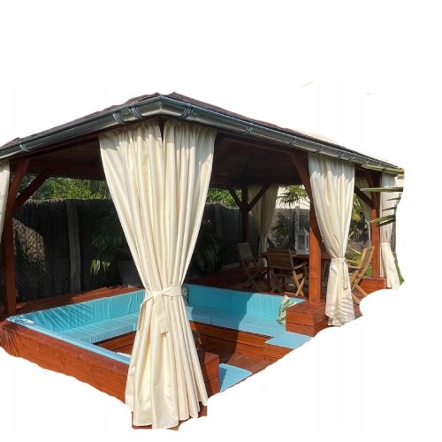  Wasserdichter Vorhang für Terrasse, Balkon, 155x260