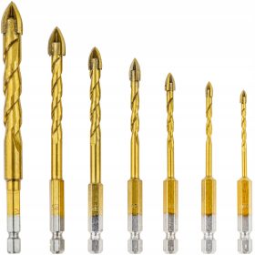 Vorfal V06069 Bohrer für Glas, 7 Stück