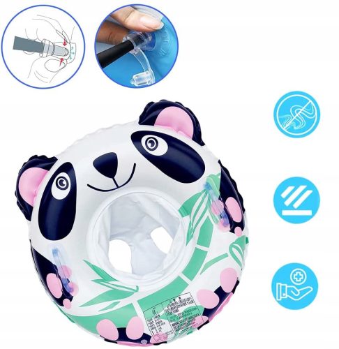 Aufblasbarer Panda-Schwimmring für Babys