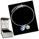  AuroraA silbernes Katzenarmband