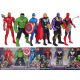  6 AVENGERS CAPTAIN SPIDERMAN THANOS HULK FIGUREN