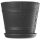  Blumentopf Kadax, 32,5 cm x 42 x 36 cm, Durchmesser 42 cm, Kunststoff in den Farben Grau und Silber