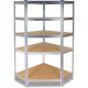  Eck-Garagenregal aus Metall, GC9030, MDF