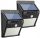  SuperLED Solarlampe, schwarz, 12,4 cm, 1 Stk.