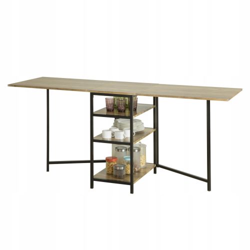  SoBuy rechteckiger Küchentisch aus dunkler Buche 60 x 180 x 77 cm