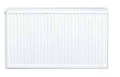  Stahlplattenheizkörper Termoteknik 1003 W weiß 600 x 600 x 108 mm - seitlicher Anschluss