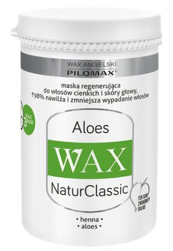 Regenerierende Haarmaske mit Aloe Vera für feines Haar – WAX NaturClassic 480 ml