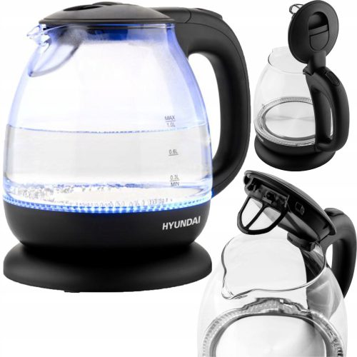  Hyundai HYU VK101 Wasserkocher 1100 W 1 l schwarz