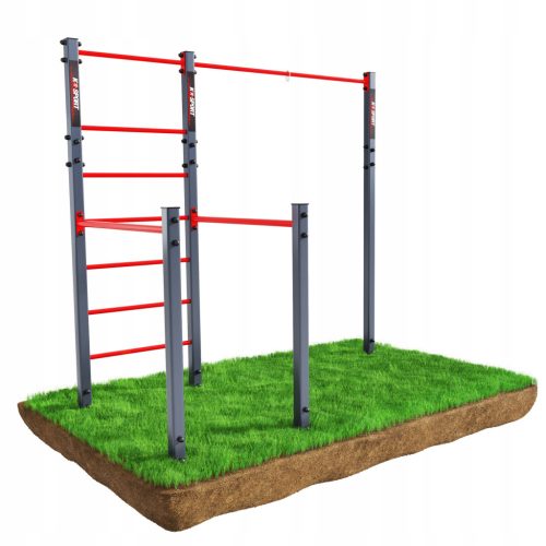  STREET WORKOUT Klimmzugstange + Handlauf + Leiter