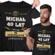  GEBURTSTAG T-SHIRT 16-99 WÄHLEN SIE IHR ALTER UND IHREN NAMEN