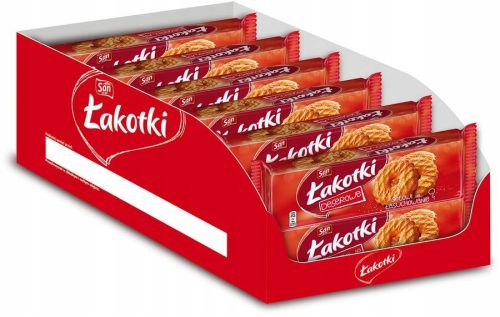 San Łakotki Zuckerdekor Biscuits 12x168g - Ideale Familienkekse