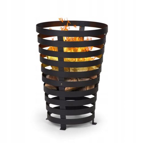  Gartenfeuerstelle Ø42CM Korb rund Stahl schwarz