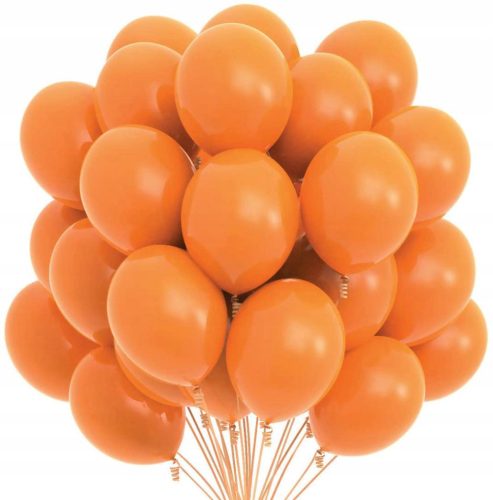  Orange GROSSE matte Luftballons 1-99 Geburtstag 100x