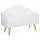  Atmosphera Spielzeugtruhe 127156B 58 x 45 x 28 cm weiß