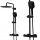 Aufputz-Duschset Inea Black