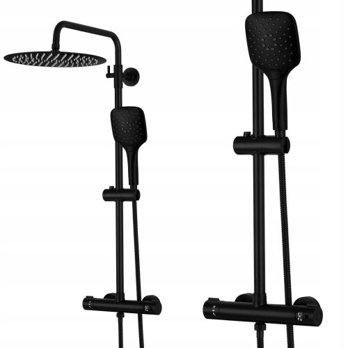Aufputz-Duschset Inea Black