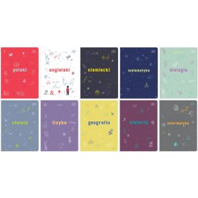    Liniertes A5-Notizbuch, Zwischendruck in polnischer Sprache, 60 Blatt