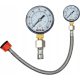 YATO Profi-Blutdruckmessgerät mit Manometer und Edelstahlschlauch, Außengewinde 3/4 und 1/2", 30 cm
