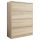  Mobene Moderne Kommode 70 x 40 x 98 cm, matte Sonoma-Eiche