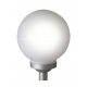  Solar-Solarlampe, milchig-weiße Kugel, 30 cm, 4 LEDs