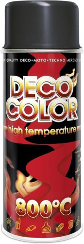 Hochtemperatur-Sprühfarbe Deco Color in Schwarz