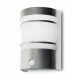  Kwazar Luminaire Gartenwandleuchte, Grau- und Silbertöne, E27 60 W