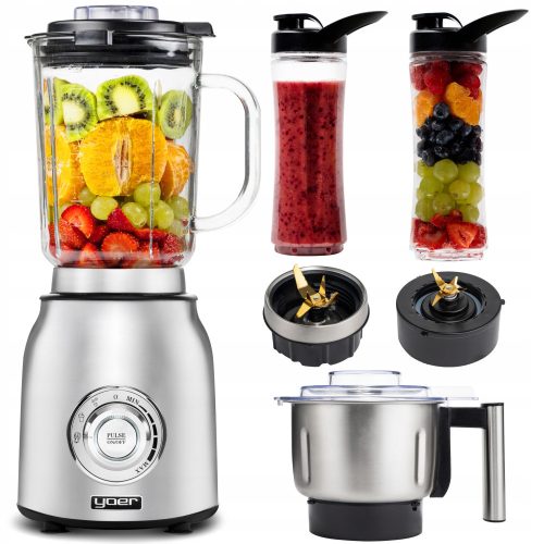  Yoer JB03S 1800 W Bechermixer Silber/Grau