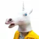  Gadget Master Einhorn-Gesichtsmaske aus mehrfarbigem Latex