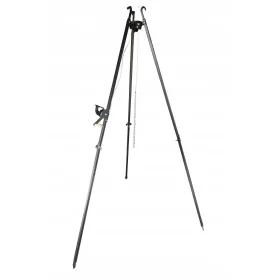    Gartendreibein über der Feuerstelle, 210 cm hoch, Lagerfeuergrill