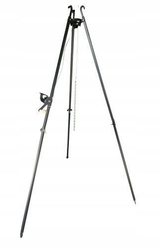  Gartendreibein über der Feuerstelle, 210 cm hoch, Lagerfeuergrill