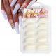  KÜNSTLICHE NAGELSPITZEN 100 Stück BALLERINA NATURAL