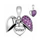  MD-Charme zum Öffnen des Herzens SISTER sis sister | S925