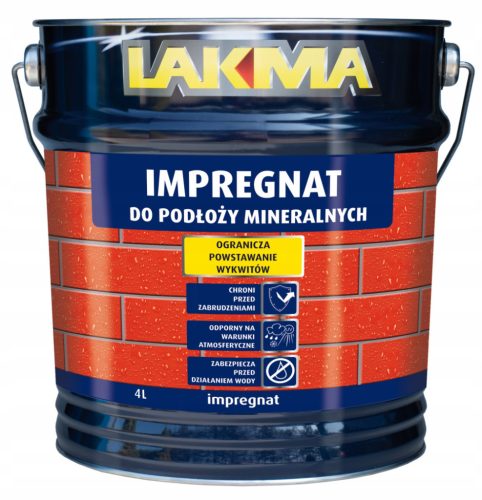 Lakma-Imprägnierung für mineralische Untergründe, farblos 4L 5411