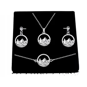  SILBER-SET PROMI-BERGE, 925er Silber