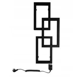  LOTUS 300 W elektrischer Badheizkörper, schwarz